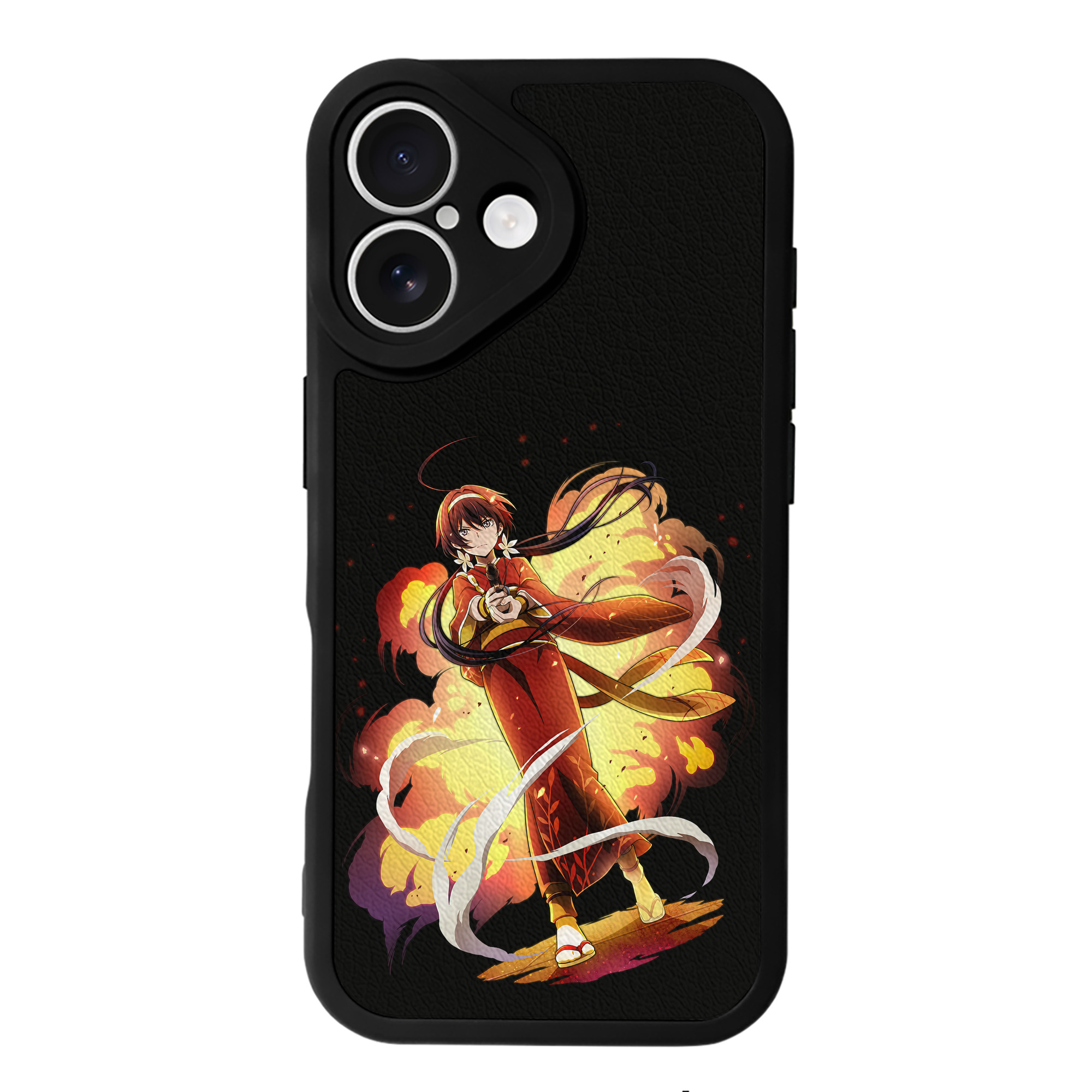 （画像用） 文豪ストレイドッグス Bungo Stray Dogs 【iPhone 16シリーズ対応】シリコンスマホケース（レザー調） 材質：シリコン
